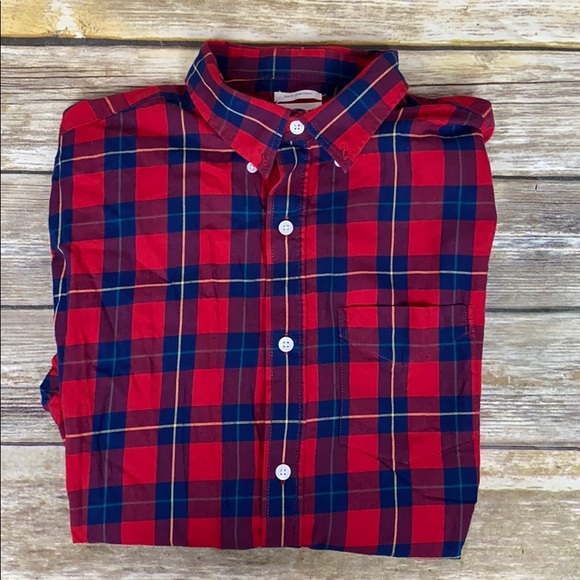 Old Navy Other - Old Navy Tartan Shirt Button Down Slim Fit Long Sleeve,Large